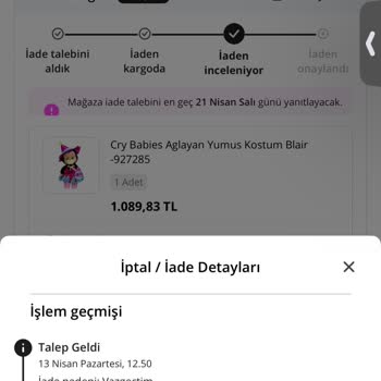 Ses Çıkarmayan Bebek Oyuncağı Ve Geciken İade Süreci