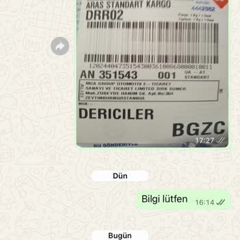 Kapıda Ödenen 1200 TL’lik Siparişte Yanlış Ürün Ve İadenin Yapılmaması