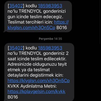Kargo Gözlük Temizleme Bezinin Tesliminde Gecikme ve Bilgilendirme Eksikliği