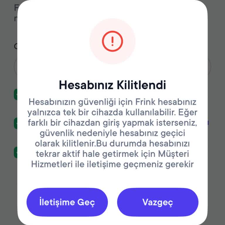 Hesabım Kilitlendi, Frink+ Üyeliğim Kullanılamaz Ve Destek Yok