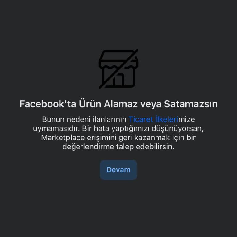 Facebook Marketplace’te Gerçek Telefon Satışlarım Haksız Taklit Ve Fikri Mülkiyet İhlali İddiası İle Engellendi