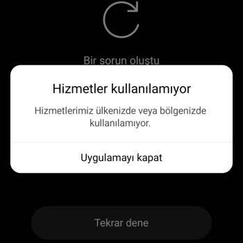 Android Cihazımda TikTok ‘Hizmet Kullanılmıyor’ Hatası Çıkıyor