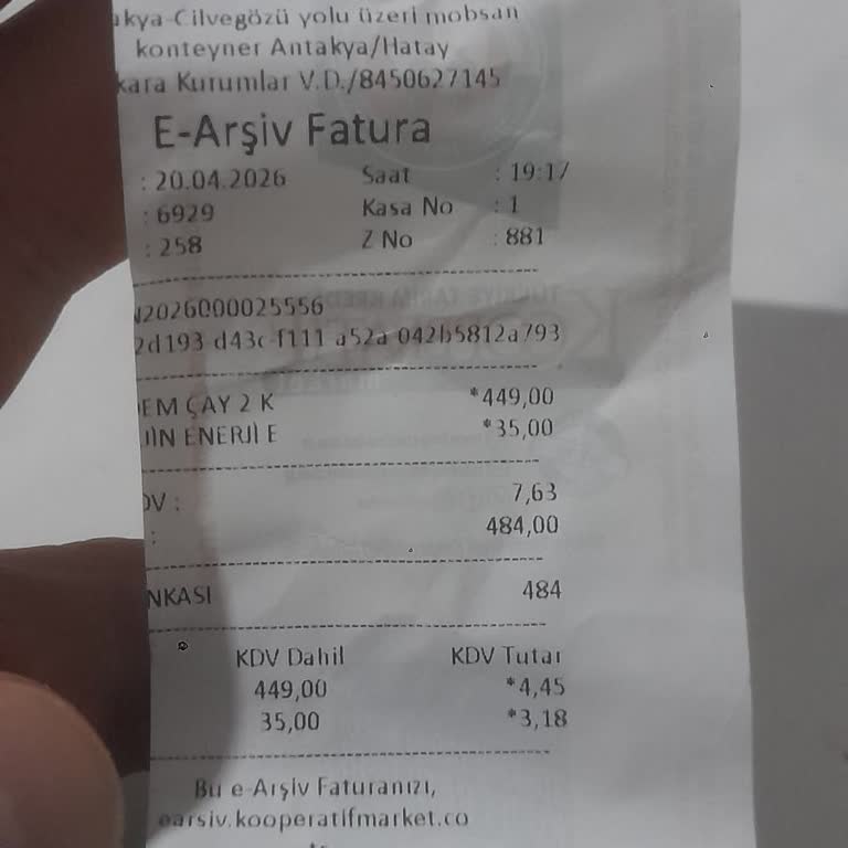 Kredi Kartı İle Ödeme Reddedildiği İçin Kıyma Alınamaması