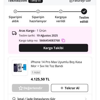 İade Edilen İphone 14 Pro Max Boş Kasa Geri Gelmedi Ve Yanlış Fatura Düzenlendi