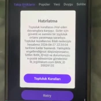 Litmatch Benim Id Yazıyor Orada Videoda Ban Kalksın Lütfen
