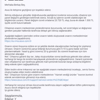 Temizlik Sonrası Panel Lekeleri İçin Aşırı Değişim Ücreti Talebi