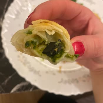 Superfresh Ispanaklı Rulo Börekte Plastik Parça