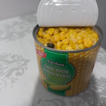 Yurdum Teneke Mısır Konservesinde Yabancı Madde Bulunması