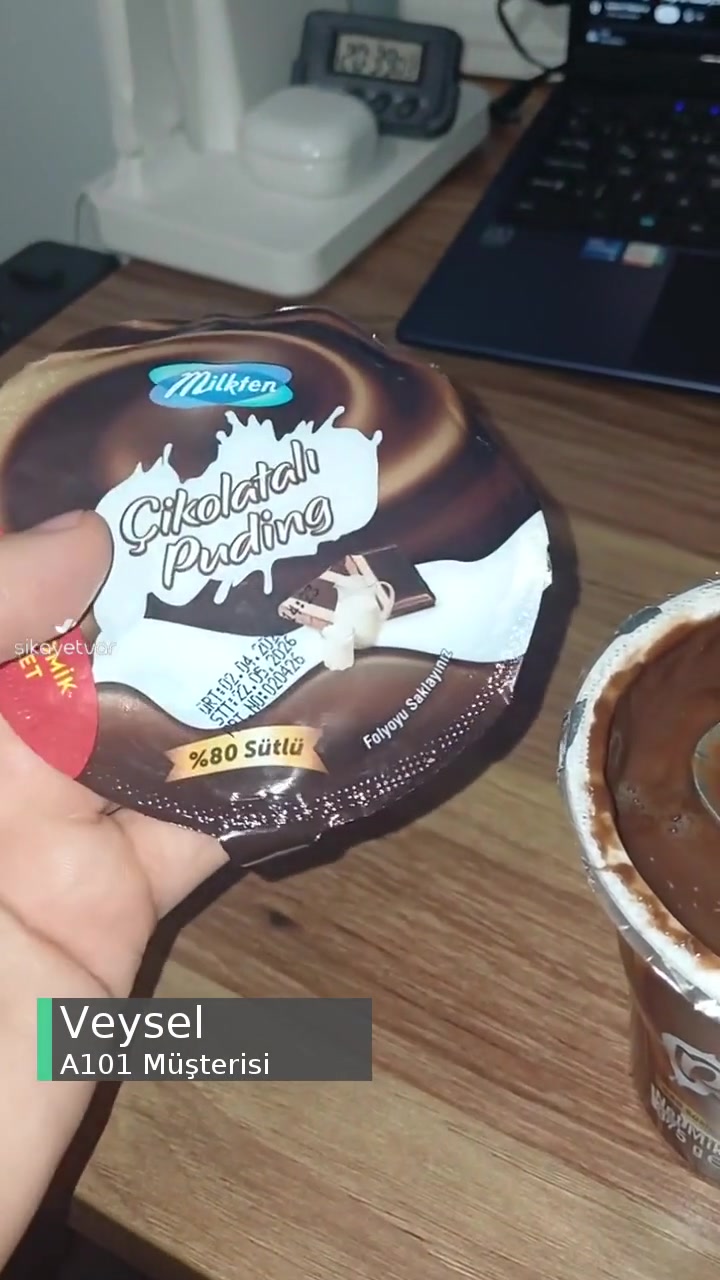 A101 Son Tüketim Tarihi Geçmemesine Rağmen Bozuk Puding videonun kapak resmi