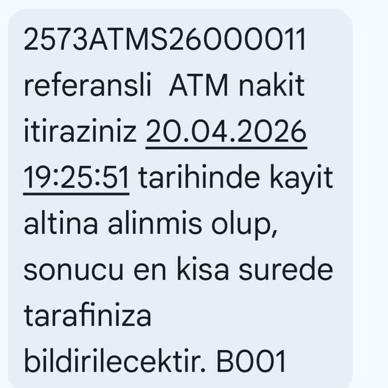 ATM'de Yatırdığım 9.000 TL Hesaba Geçmedi