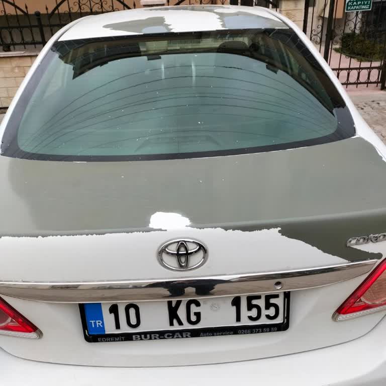 Toyota Corolla 2011 Boya Atması Üretim Kusuru Olarak Değerlendirilmesi Talebi
