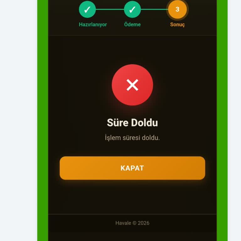 Express Havale İle Yatırdığım 1000 TL Hesaba Yansımıyor Ve Destek Yanıt Vermiyor
