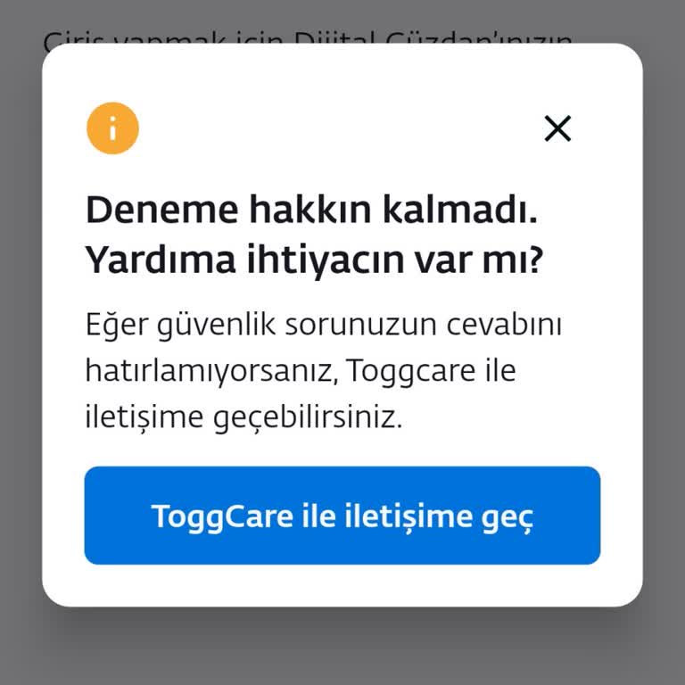 Şifre Deneme Sınırı Nedeniyle Trumore E Cüzdanım Kilitlendi, Acil Açılmasını İstiyorum