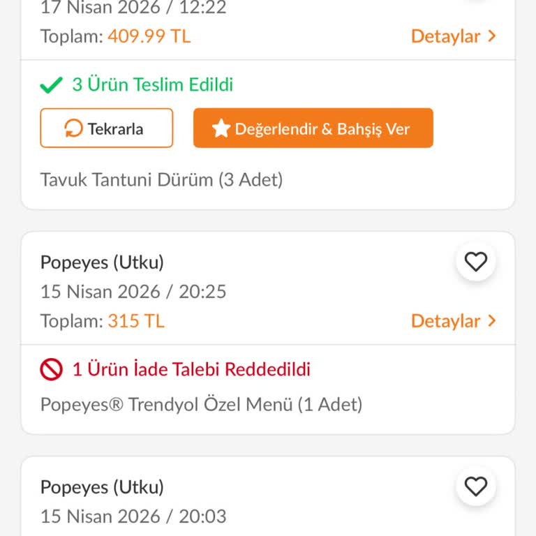 Yanlış Ve Teslim Edilmeyen Siparişler İçin İade Reddi Ve İlgisiz Yaklaşım