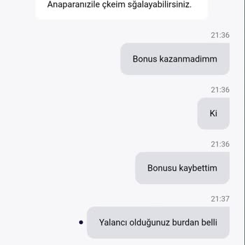 82.000 TL Kazancım Nedensiz Şekilde İptal Edildi Ve Açıklama İstiyorum