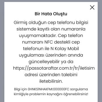 Passolig Maç Kartı Telefon Numarası Değişikliği İçin Belirsiz Süreç Ve Yetersiz Müşteri Desteği