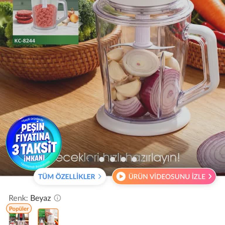 Kiwi 8 Bıçaklı Doğrayıcı Kısa Sürede Arızalandı Ve Satıcıdan Yanıt Gelmedi