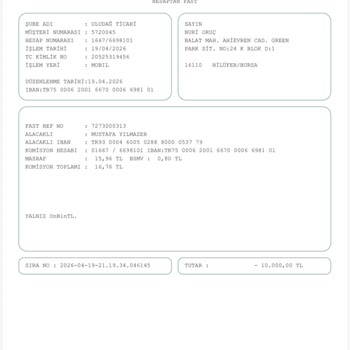 Garanti Bankası Havalesi 10.000 TL Sekabet Hesaba Yansımıyor Ve Destek Yanıt Vermiyor