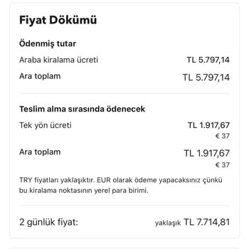 Avec Rent A Car Araç Teslim Etmedi ve Haksız Ücret Tahsil Etti