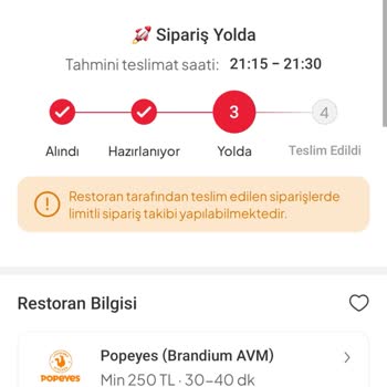 Tıkla Gelsin'de 1,5 Saat Bekletilen Siparişin İptali