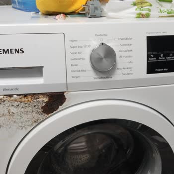 Kısa Sürede Gövde Çürümesi Ve Kilit Arızası Yaşayan Siemens Çamaşır Makinesi