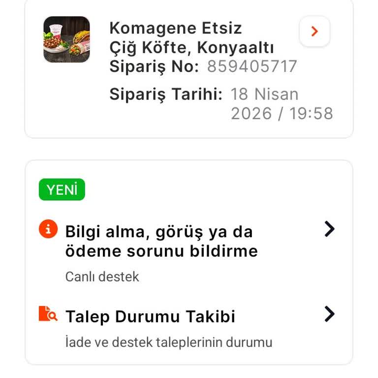 Migros Sipariş İptali Ve İade Sorunu