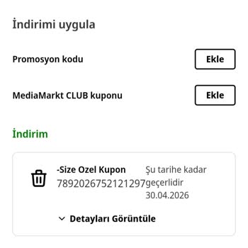 Media Markt Uygulamasındaki Sepet Sıfırlama Sorunu Ve İndirim Kuponunun İptali