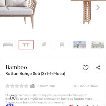 Kelebek Mobilya'dan Yanlış Gönderilen Bahçe Takımı Düzeltme Ve İade Talebi