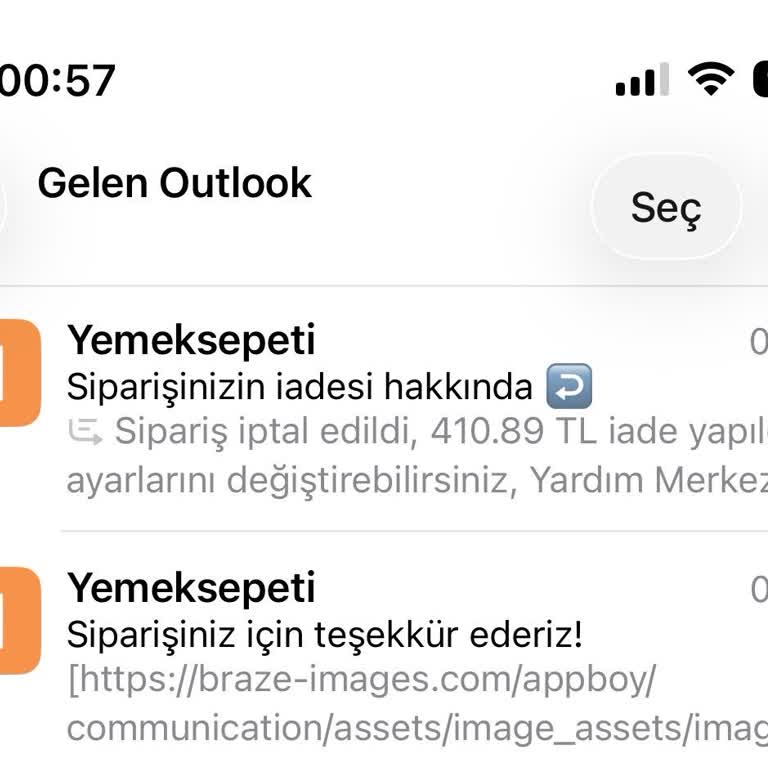 Yemeksepeti Markette %50 Yağ İndirimi Siparişim Anında İptal Edildi