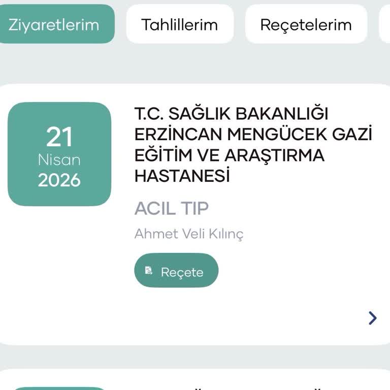 Mengücek Gazi Hastanesi'nde Doktorun Kaba Tutumu