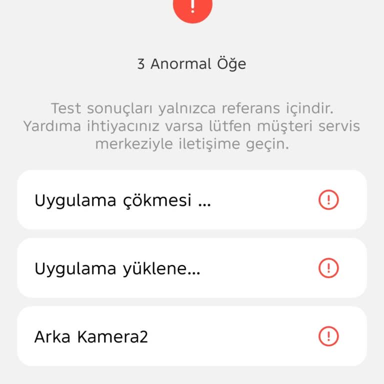Şarj Tamam Uygulama Çöküyor Ve Parmak İzi Sensörü Çalışmıyor