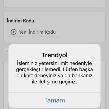 Trendyol’da Capital One Kartı Yanlış “Limit Aşımı” Hatası İle Reddediliyor