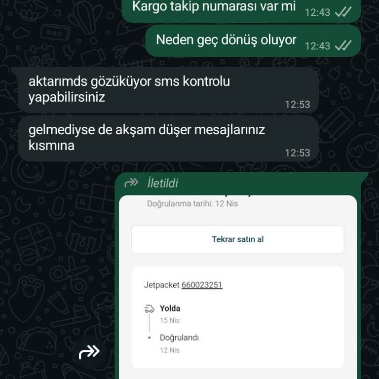 Sipariş Takibi Ve Bilgilendirme Eksikliği