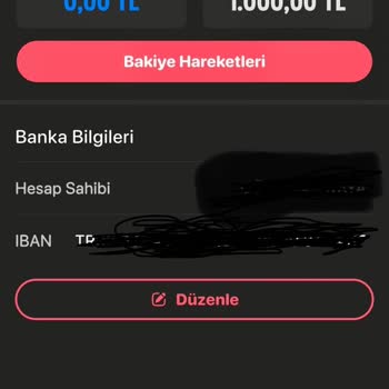 Cüzdanım Güvende Sistemde 1000 TL Ödeme Hesaba Yatırılmadı