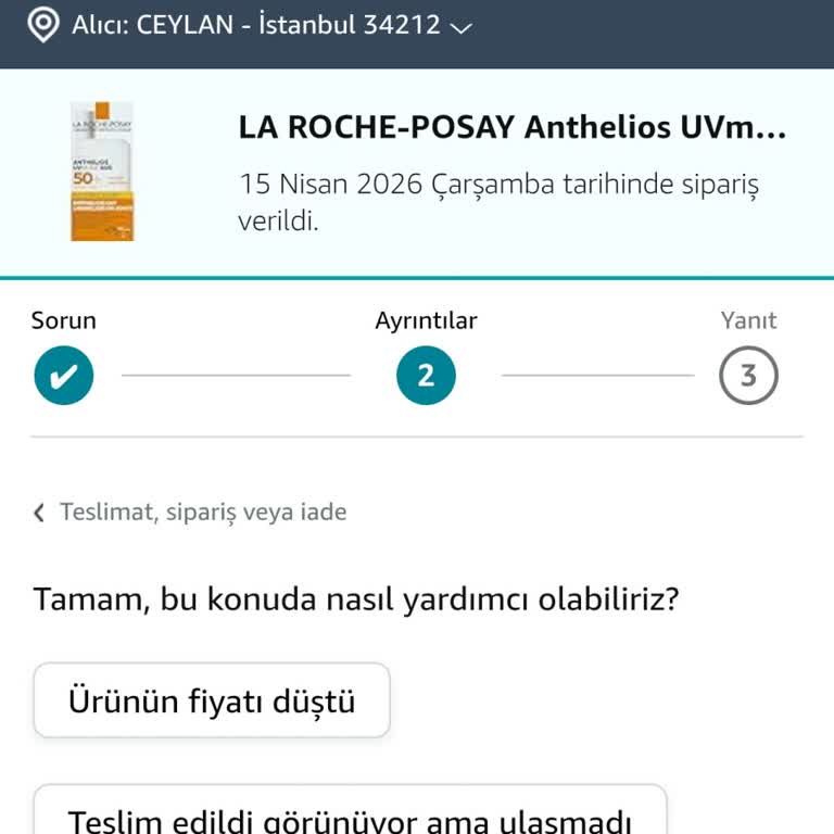 Bozuk Güneş Kremi Teslim Edildi, İade Reddedildi