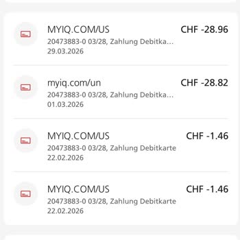 Unverlaubte Abbuchung Bei MyIQ