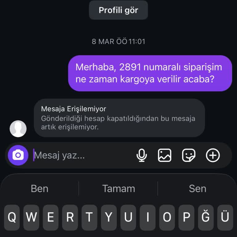 Ödenen 798 TL İçin Siparişin Gönderilmemesi Ve İadenin Sağlanmaması