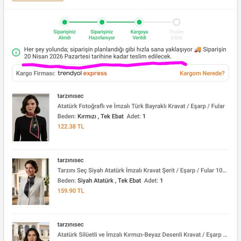 Kritik Tarihte Ürün Geçikti, Açıklama Ve Telafi Talebi