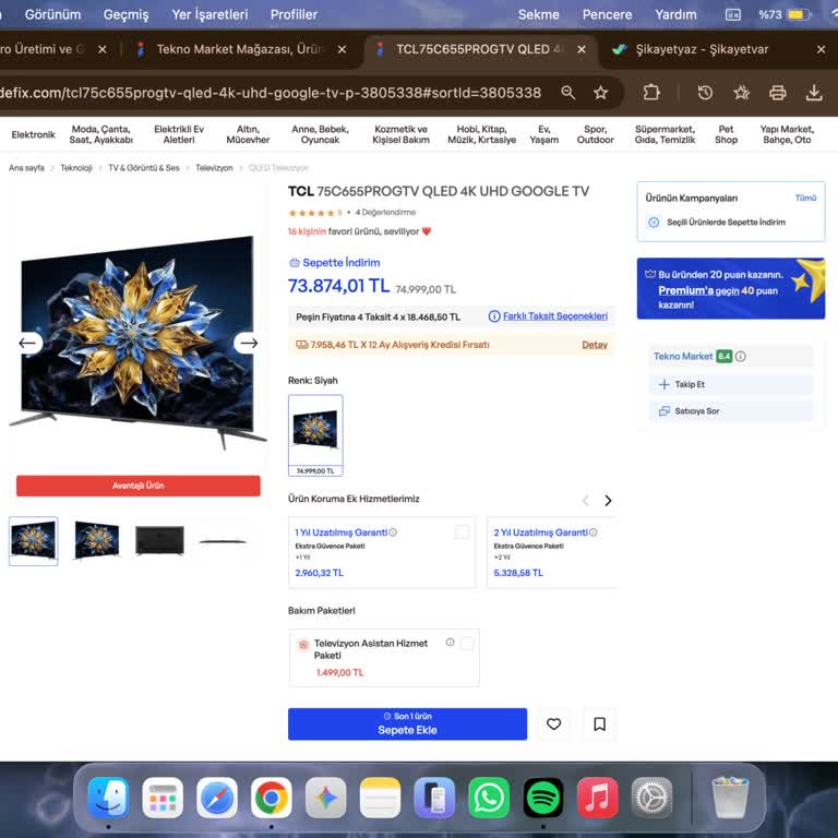 İdefix’in Onaysız İadesi Ve Misliyle Değişim Talebimin Göz Ardı Edilmesi