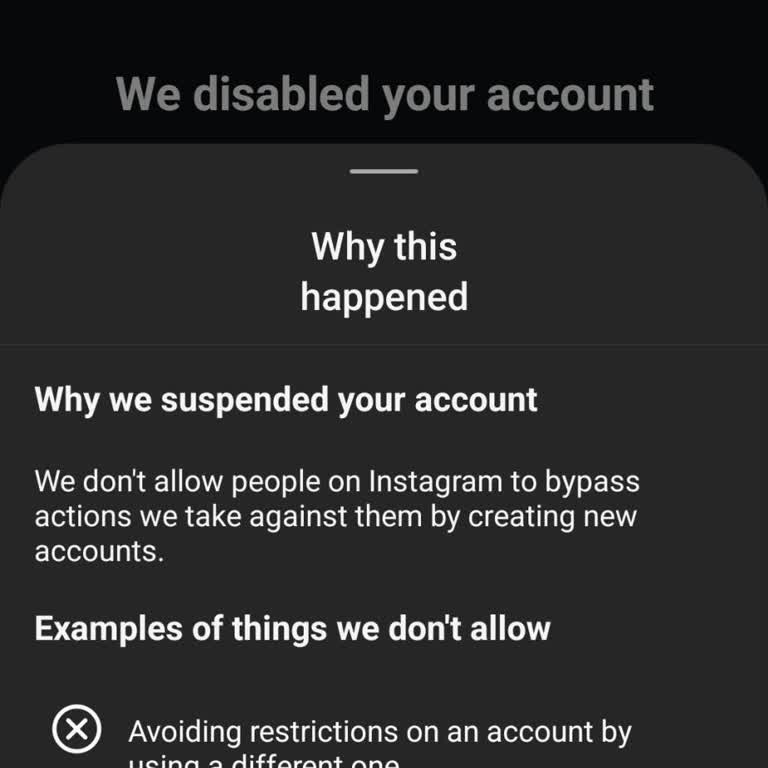 Instagram Hesabım Kapatıldı Açıklama Talebi