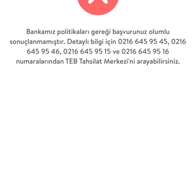 TEB’in Kredi Kartı Borcunda Yapılandırma Talebimin Haksız Reddedilmesi Ve Tehditkar Üslubu