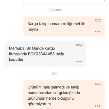 Kargo Kaybı Sebebiyle 20 Bin TL'lik Oto Bebek Koltuğu Teslim Edilmedi Ve İptal Edilemiyor