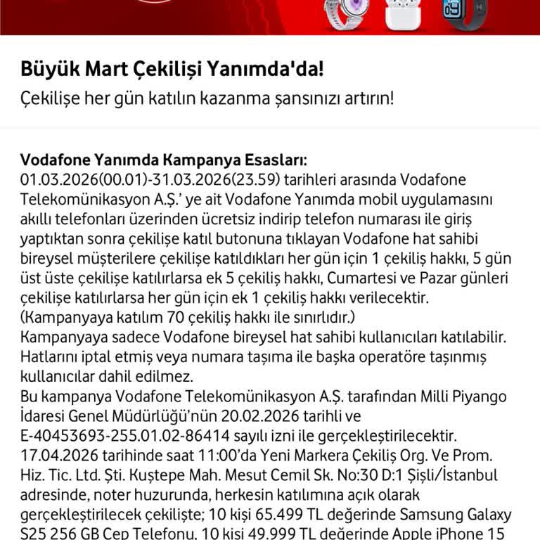 Büyük Mart Çekilişi Sonuçları Açıklanmadı, Katılım Durumum Hakkında Bilgi İsteği