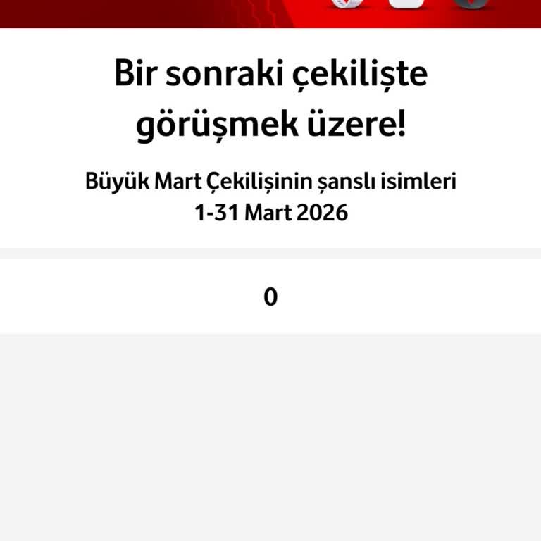 Büyük Mart Çekilişinde Kazanamadığım İçin Şeffaflık Ve Telafi Bekliyorum