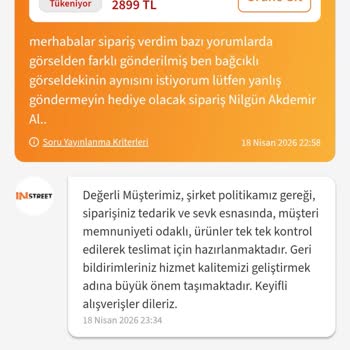 Bağcıklı Adidas Ayakkabı Siparişinde Yanlış Ürün Gönderildi