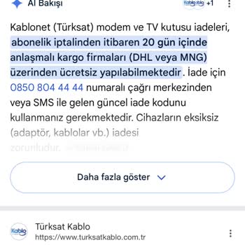 Ücretsiz İade Sözü Verilen Cihazlarda Ücretli Kargo Talebi