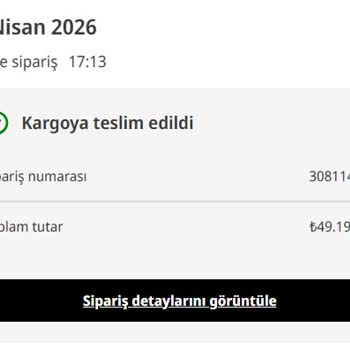 Kargoya Verildiği İddia Edilen Siparişlerim Bilgi Almadan İade Edildi
