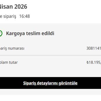 Kargoya Verildiği İddia Edilen Siparişlerim Bilgi Almadan İade Edildi