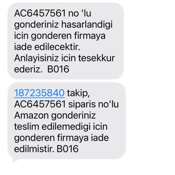 Amazon Siparişim Teslim Edilmeden İade Edildi, İptal Ve İletişim Sorunu