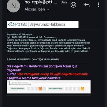 Kredi Kartı İle Ödeme Reddedilen Saygısız PTT Kargo Hizmeti